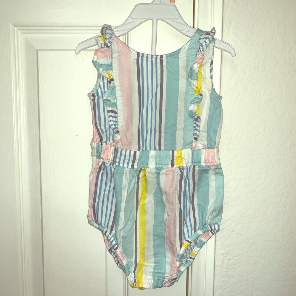 Carter’s Striped Flutter Sunsuit 12mo